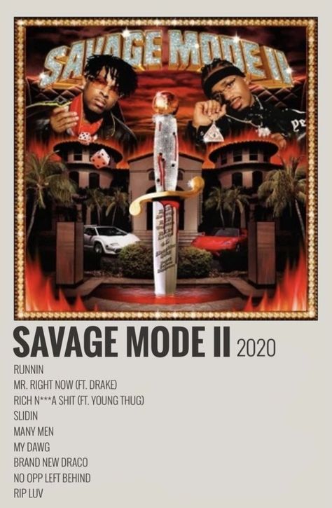 Savage Mode 2 Poster, Album Cover Wall Decor 21 Savage, Savage Mode Ii Album Cover, 21 Savage Album Cover Poster, 21 Savage Polaroid Poster, Metro Boomin Album Poster, Savage Mode 2 Album Cover, Savage Mode Album Cover, Polaroid Album Covers