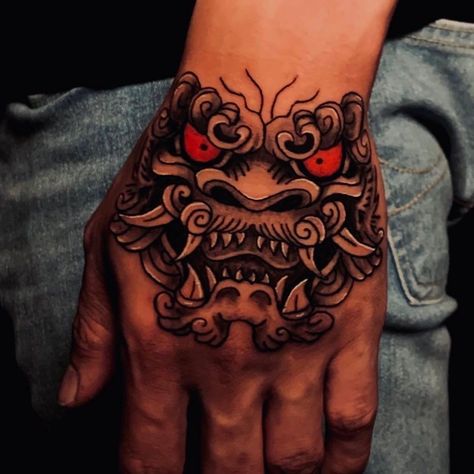 Men’s Small Hand Tattoo Ideas, Top Hand Tattoos For Guys, Neo Traditional Hand Tattoos For Guys, Hannya Mask Hand Tattoo, Japanese Hand Tattoos For Men, Anime Hand Tattoos For Guys, Japan Hand Tattoo, Asian Hand Tattoo, Fist Tattoo Ideas For Men