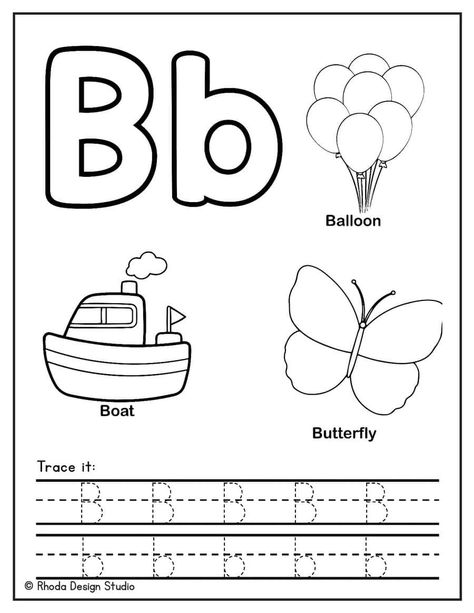 Letter B Coloring Pages Letter B Sound Activities, B Letter Worksheet, Letter B Tracing Worksheets Preschool, Coloring Alphabet Letters Free Printable, Letter B Tracing Worksheet, Letter B Crafts For Preschoolers, Letter B Worksheets For Preschool, B Letter Words, Letter B Activities For Preschool