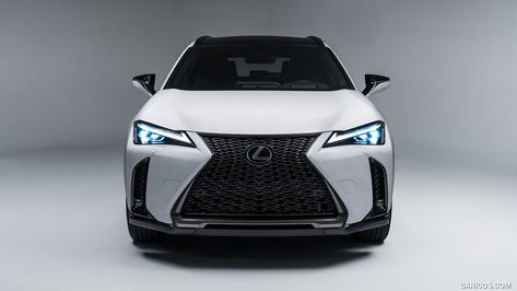 2023 Lexus UX 250h F Sport - Front | Caricos Lexus Ux 250h, 2023 Lexus, Subcompact Suv, Arch Molding, Luxury Crossovers, New Lexus, Lexus Cars, Sports Package, Sport Seats