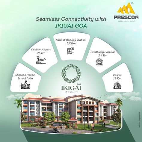 Discover Paradise at Ikigai Goa one of the Kadamba Plateau projects - an investment-friendly destination with the best location advantages to offer. Property Poster Design, Real State Designs, Interior Ads, Location Post, Travel Advertising Design, Real Estate Slogans, Inmobiliaria Ideas, North Goa, Property Ad