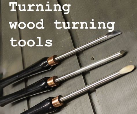 If you are interested in taking up wood turning or if you already turn and want more tools because more tools means more possibilities. In this instructable I will show you how to make: a 3 point tool, a circle skew and a round profile scraper. Some of these tools are available commercially, some are slight variations of what can be found at much higher prices and I would encourage anyone to try the variations because in a lot of cases the sound high speed steel allows the turner to make more... Metalworking Lathe, Turning Wood, Woodturning Tools, Woodworking Lathe, Woodworking School, Wood Turning Lathe, Lathe Projects, Wood Turner, Lathe Tools