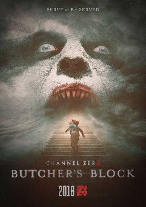 Key Art for Channel Zero: Butcher’s Block. 2017 Art Direction and Design Richard Smykowski. Smyko Design. Movies Must Watch, Channel Zero, Kelly Mccreary, Scary Movies To Watch, Classic Horror Movies Posters, Upcoming Horror Movies, Awesome Posters, Butchers Block, I Love Horror