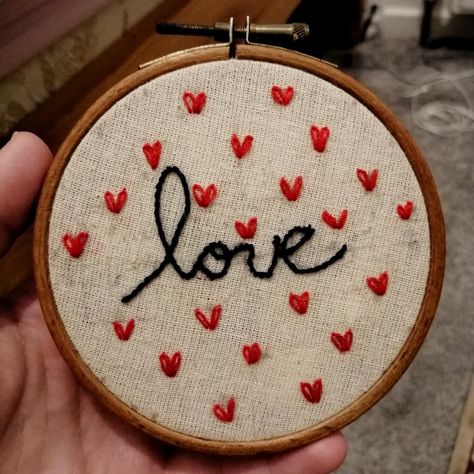 #love #embroidery #cross-stitch #thread #handmade #cute #aesthetic #hearts #concept #handembroidered Love Embroidery Ideas, Valentines Hand Embroidery, Valentine’s Day Embroidery, Embroidery Sweater Diy, Valentines Embroidery, Aesthetic Hearts, Valentines Embroidery Designs, Embroidery Heart, Valentine Embroidery