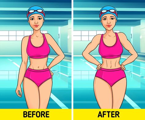 8 Positive Things That Can Happen to You If You Start Swimming Regularly / Bright Side Swimming Program, Thailand Activities, Swimming Benefits, Swim Life, Increase Muscle Mass, Positive Things, Swimming Activities, Boost Energy Levels, Beach Adventure