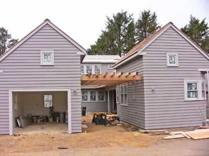 Roof Between House And Garage, Pergola Between House And Garage, Garage With Breezeway To House, Entry Breezeway, House With Breezeway, Breezeway Garage, Garage With Breezeway, Cape Kitchen, Covered Parking