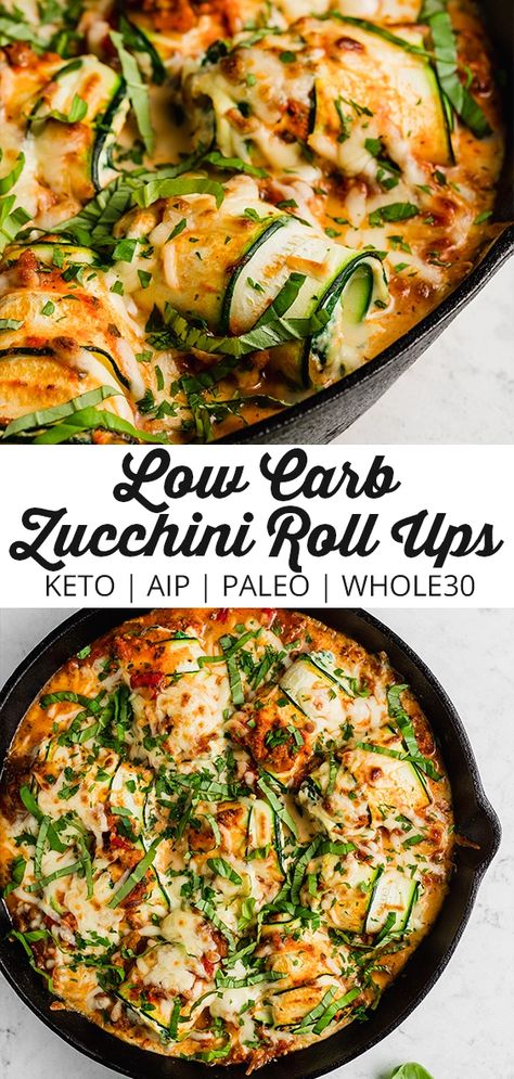 Zucchini Roll Ups, Paleo Lasagna, Zucchini Roll, Paleo Zucchini, Unbound Wellness, Zucchini Rolls, Aip Paleo Recipes, Steamed Cauliflower, Paleo Meals