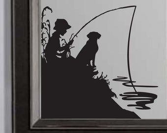 Beer Room, Etched Glass Vinyl, Girl Fishing, Kitchen Vinyl, Lab Dog, Vinyl Wall Quotes, Boy Fishing, Lab Dogs, Fishing Girls