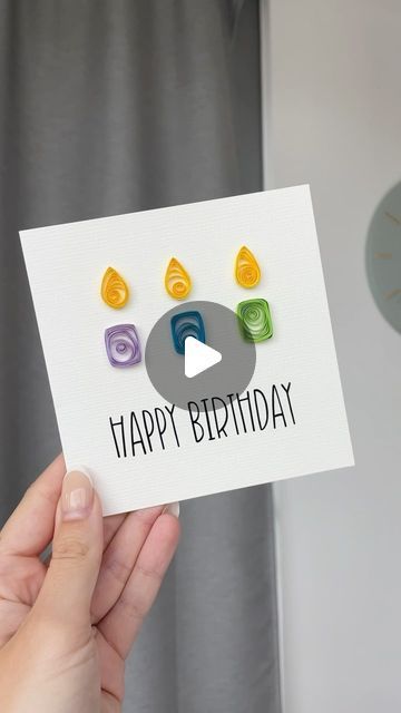 Kira Goode on Instagram: "Make a Quilling Birthday Card with me 🎂   #quilling #crafts #papercraft #handmade #birthdaycard" Birthday Quilling Cards Ideas, Kira Goode, Quilling Cards Ideas, Birthday Quilling, Quilling Birthday Cards, Quilling Cards, Cards Ideas, Style Mistakes, May 5