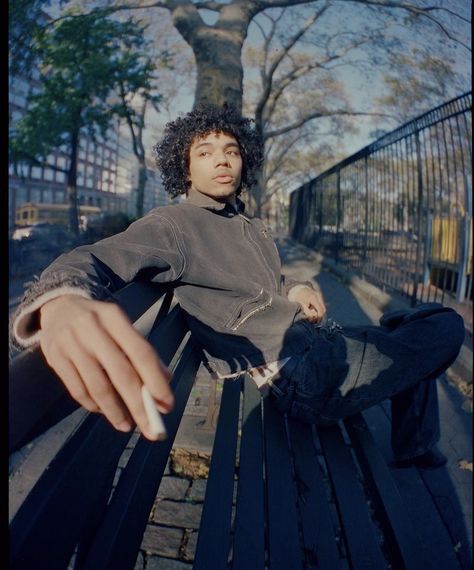 Medium Format Film, Film Fashion, Lower East Side, East Side, Park Bench, Camera Photography, York City, New York City, Bench