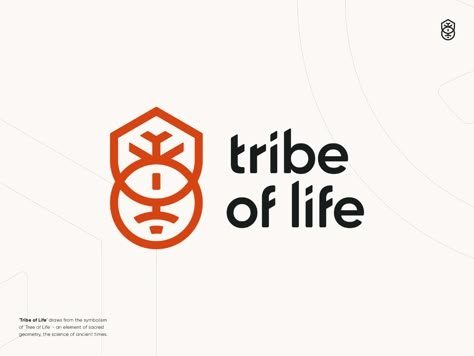 Tribe of Life Logo by Daria Komakowska for Riotters on Dribbble Chakra Logo, Brand Identity Template, Interior Design Logo Inspiration, Glow Logo, Harvest Bible, Galaxy Logo, Online Logo Creator, Logo Design Inspiration Vintage, American Logo