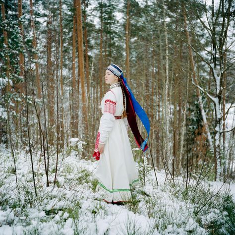 Names Girl, Russian Orthodox, Tallinn, Married Woman, Long Braids, Folk Costume, Traditional Clothing, Girl Names, Estonia