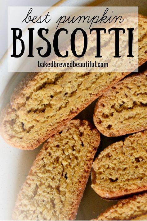 Biscotti Recipe Pumpkin, Healthy Pumpkin Biscotti Recipe, Pumpkin Pie Biscotti, Fall Biscotti Flavors, Gluten Free Pumpkin Biscotti, Pumpkin Pecan Biscotti, Pumpkin Spice Biscotti Recipe, Thanksgiving Biscotti, Pumpkin Spice Biscotti