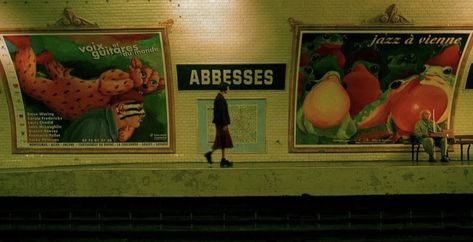 scene from the movie Amelie
girl walking in train station Amélie Poulain Aesthetic, Untitled Film Stills, Film Moodboard, The Royal Tenenbaums, Septième Art, Comfort Movies, Film Inspiration, Fun Shots, Movie Buff