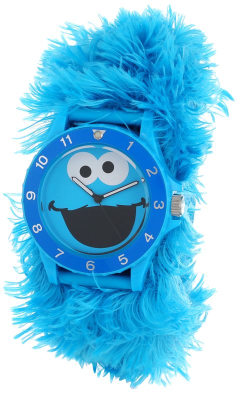 Monster Board, Blue Cookies, Sesame Street Characters, Clock For Kids, Slap Bracelets, Street Kids, Kids Watches, Cookie Monster, Gift Store