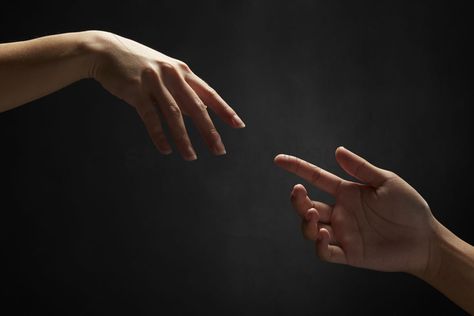 Hands Reaching For Each Other, Hands Reaching Out, Hand Symbols, Hand Photography, Self Portrait Photography, Hand Reference, Helping Hands, Draw On Photos, Tattoos With Meaning