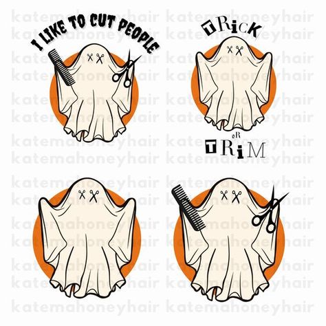 Salon Marketing Social Media, Halloween Clip Art, Hairdresser Salon, Hair Clipart, Ghost Images, Hair Halloween, Halloween Clips, Clip Art Png, Lion Face