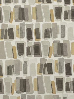 Grey Geometric Fabric Grey Yellow Curtain by PopDecorFabrics Geometric Curtain Fabric, Curtain Fabric Texture, Yellow Curtains, Robert Allen Fabric, Grey Curtains, Grey Pillows, Grey Upholstery, Geometric Fabric, Sofa Upholstery