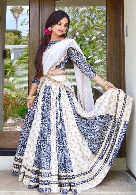 Gopi Skirts – Radha Govinda's Fashions -Gopi Skirt Outfits Vrindavan Outfit, Krishna Gopi, Gopi Skirts, Skirts Indian, Gopi Dress, Skirt Lehenga, Diy Cape, Spring Skirt Outfits, Designer Bridal Lehenga Choli