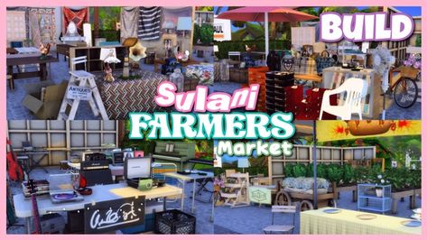 sulani farmers market 🍎 | download | Patreon Outdoor Eating Area, Sims 4 Black Hair, Sims 4 Clutter, Market Stands, Build Credit, Youth Activities, Save File, Outdoor Eating, Foster Family