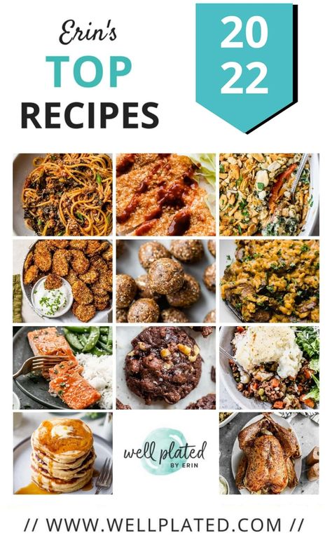 My Favorite Recipes of 2022 Erin Clarke Recipes, Well Plated Recipes, Erin Clarke Well Plated, Well Plated By Erin Recipes, Well Plated By Erin, Well Plated, Easy Salmon Recipes, My Favorite Recipes, Easy Salmon