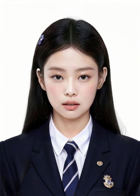 Jennie Poster, Blackpink Poster, School Outfit, Wall Collage, Aesthetic Anime, Photo Book, Makeup