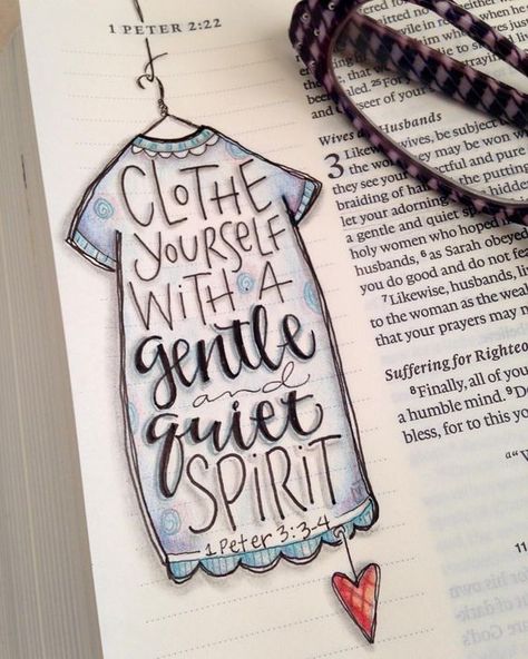 209 Likes, 20 Comments - lori vliegen (@elviestudio) on Instagram: “adornment of the heart. ❤” Bible Doodles, Bible Drawing, Bible Journals, Bible Journaling Ideas Drawings, Bible Doodling, Prayer Journaling, Faith Journaling, Bible Journaling Ideas, Bible Study Journal