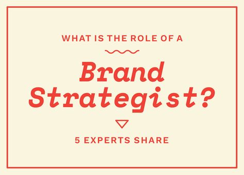 What is a Brand Strategist, why is this role important, and what does the job actually look like day-to-day? Five Brand Strategists tell all. Brand Identity Kit, Creative Careers, Branding Package, Logo Brand Identity, Brand Strategist, Marketing Communications, Marketing Goals, Branding Your Business, Brand Style Guide