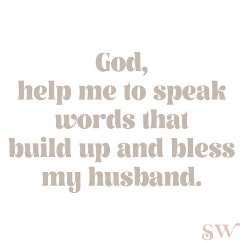 May my words be life giving. May my words strengthen his soul. #marriage #christian #godlymarriage #marriagetools Marriage Gods Way, Godly Husband Quotes Marriage, Godly Marriage Quotes, Strong Marriage Quotes, Kingdom Spouse, Blessed Marriage, Godly Husband, Future Husband Prayer, Christian Marriage Quotes