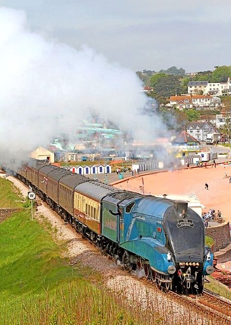 Lner Railway, Lner A4, Steam Trains Uk, Great Western Railway, Steam Engine Trains, Steam Railway, British Rail, Steam Engines, Steam Train