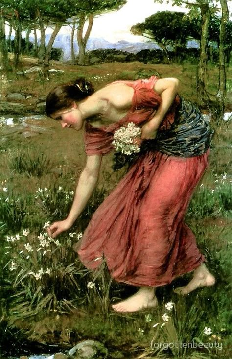 Narcissus - John William Waterhouse William Waterhouse Paintings, Waterhouse John William, Raphaelite Paintings, Waterhouse Paintings, John Waterhouse, Pre Raphaelite Paintings, Pre Raphaelite Brotherhood, Giovanni Boldini, Pre Raphaelite Art