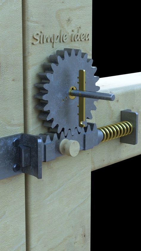 Simple idea | Automatic gate latch, lock, simple secret lock #Automatic #gate #latch, #lock, #simple #secret #lock #Automaticgate #gatelatch, #gatelock… | Instagram Gate Lock Ideas Metal, Diy Lock, Belt Grinder Plans, Mechanical Projects, Metal Doors Design, Steel Door Design, Side Gates, Gate Locks, Metal Fabrication Tools