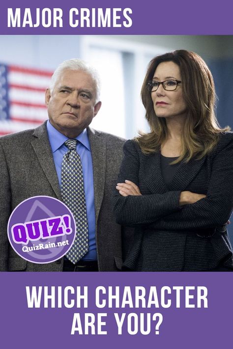 Los Angeles City Violent Crimes are facing a tough time with a leadership change. Welcome to quiz: "Which 'Major Crimes' Character Are You?" Answer all questions and find out Which 'Major Crimes' Character Are You! #MajorCrimes #MajorCrimes #tvshow #quiz Mary Mcdonnell, Which Character Are You, Major Crimes, Los Angeles City, Queen Mary, Tough Times, Leadership, Tv Shows, Angeles