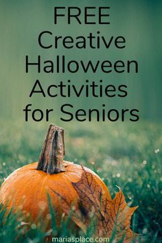 Elderly Activities Crafts, Seniors Activities, Games For Senior Citizens, Fall Festival Activities, Nursing Home Crafts, Senior Center Activities, Assisted Living Activities, Senior Citizen Activities, Memory Care Activities