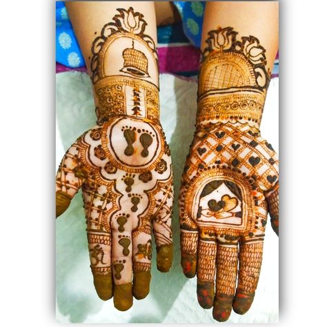 Kanku pagla mehandi Kumkum Pagla Mahendi, Kankupagla Mehndi Design For Hand, Kanku Pagala Mehndi Designs, Kankupagla Mehndi Design, Kanku Pagla Mehndi For Leg, Kanku Pagla Mehndi For Hand, Kanku Pagla Mehndi, Beginners Mehndi, Dohale Jevan