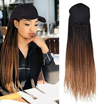 Braiding Hair Extensions for Women Girls Black Brown Light Brown(B-53) Long Ombre Braids, Ombre Braids, Ombre Braid, Braiding Hair Extensions, Blonde With Dark Roots, Fashion Hairstyles, Wig Hat, Box Braid Wig, Black Ombre