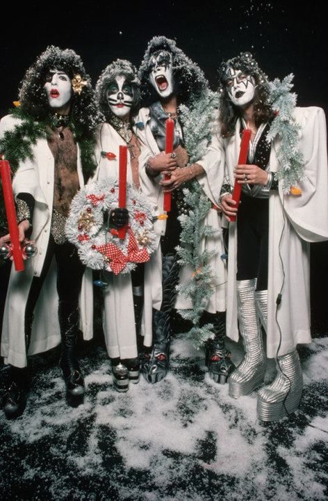 Merry KISSmas, 1976 Merry Kissmas, Vinnie Vincent, Eric Bana, Eric Carr, Peter Criss, Kiss Army, Vintage Kiss, Kiss Pictures, Paul Stanley