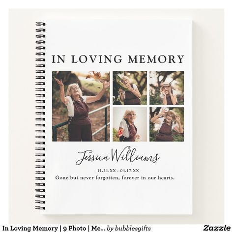 Top Gifts For Kids, Business Notebooks, In Memory Of Dad, Memory Scrapbook, Six Feet Under, Book Layout, Prayer Cards, A Collage, Memory Books