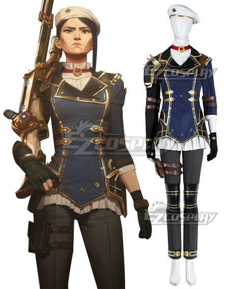 Arcane Season 2 League of Legends LOL Caitlyn Cosplay Costume Cait Arcane Cosplay, Caitlyn Enforcer Outfit, Arcane Caitlyn Outfits, Arcane Caitlyn Cosplay, Caitlyn Cosplay Arcane, Caitlyn Arcane Outfit, Caitlyn Arcane Cosplay, Arcane Refrences, Arcane Outfits