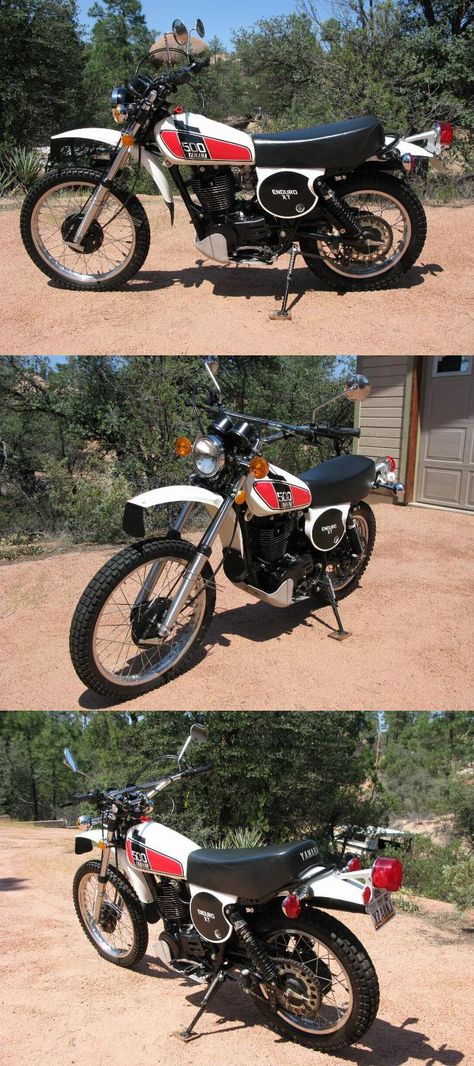 Yamaha Xt500, Xt500 Yamaha, Yamaha Motorbikes, Bullet Proof, Yamaha Motorcycles, Motorcycles For Sale, Classic Motorcycles, Paint Schemes, Red And White