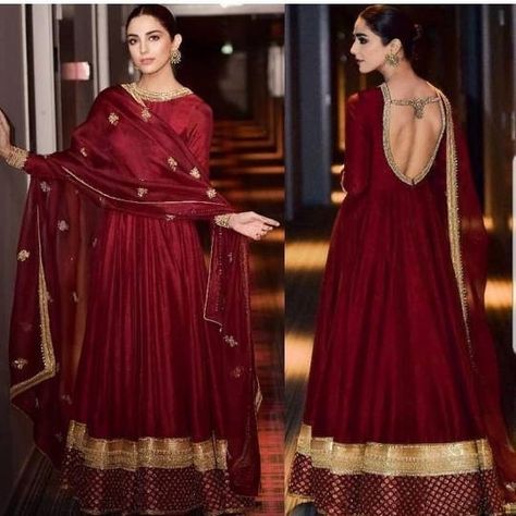 Casual Anarkali, Maroon Anarkali, Designer Anarkali Dresses, Anarkali Lehenga, Indian Outfits Lehenga, Anarkali Salwar, Anarkali Dress Pattern, Fest Outfits, Pakistani Fashion Party Wear