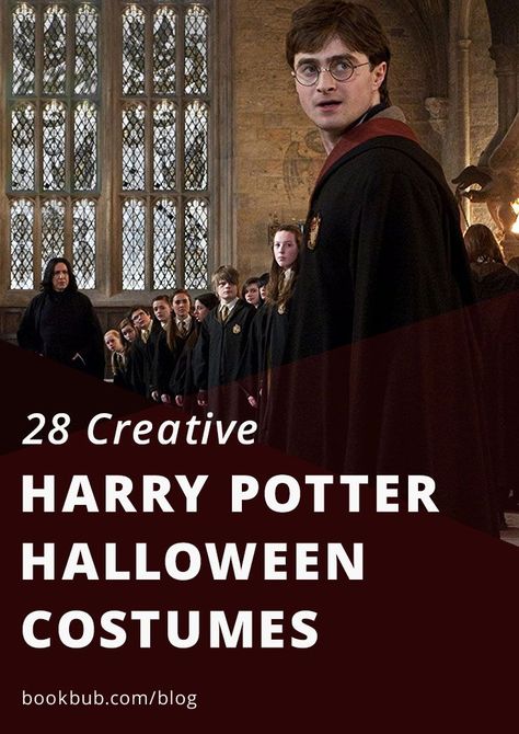 Halloween is fast approaching! Pick out a Harry Potter costume out of this list 28 creative halloween costume ideas. Hogwarts Costume, Nerd Halloween Costumes, Creative Halloween Costume Ideas, Harry Potter Halloween Costumes, Harry Potter Hermione Granger, Harry Potter Cosplay, Harry Potter Spells, Harry Potter Style, Harry Potter Halloween