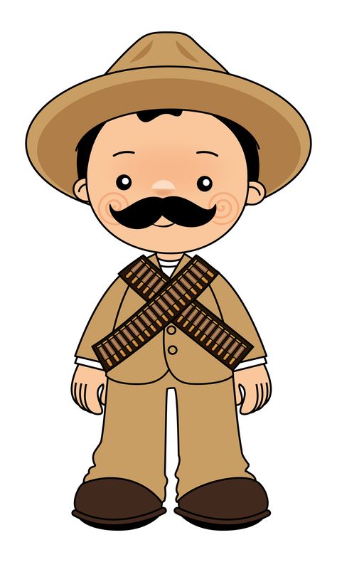 Pancho Villa 2 Teaching Clipart, Melonheadz Clipart, Mexican Colors, Mexican Party Decorations, Rose Cookies, Pancho Villa, Graffiti Doodles, Classic Cartoon Characters, Mexican Party