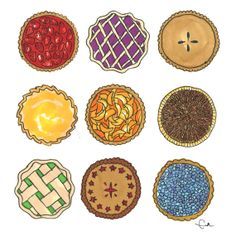 Pie Clipart, Pie Illustration, Pie Drawing, Cafe Design Inspiration, Planner Doodles, Bullet Journal Cover Ideas, Food Clipart, Classroom Art Projects, Drawing Journal