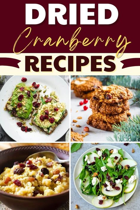 Cranberry Holiday Recipes, Dried Cranberry Recipes, Cranberry Recipes Healthy, Apple Brunch Recipes, Craisins Recipes, Cranberry Recipes Dessert, Dried Cranberries Recipes, Cranberry Appetizer, Cranberry Quinoa Salad