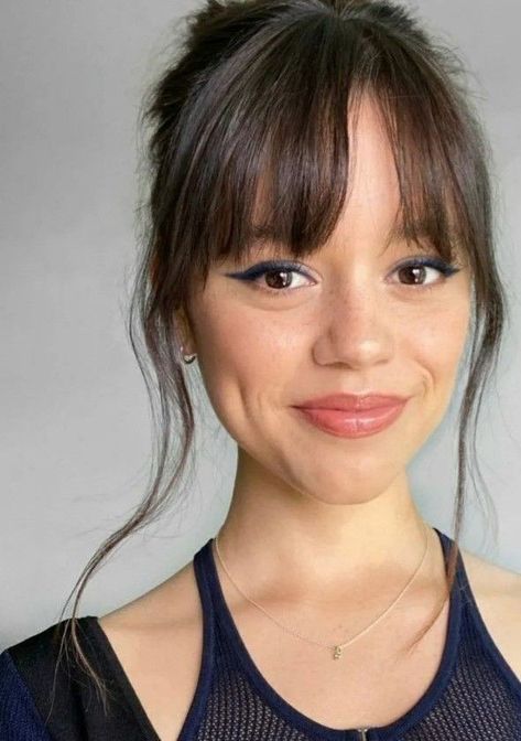 Wednesday Addams, Jenna Ortega, Coming Of Age, A Series, Bangs, Hair, Blue, Black