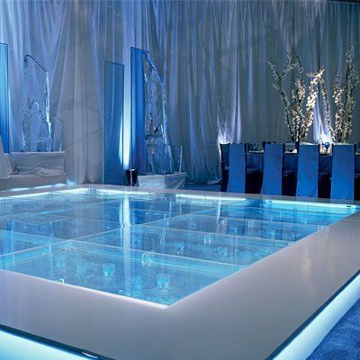 clear acrylic dance floor Pool Wedding Decorations, Piscina Interior, Pool Wedding, Dance Floor Wedding, Spa Design, Hotel Spa, Pool Designs, Dance Floor, Indoor Pool