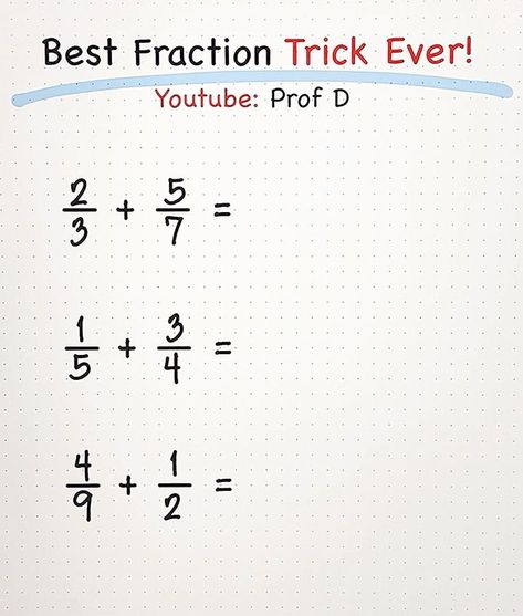 Subtract Fractions, Math Tips, Add And Subtract Fractions, Subtracting Fractions, Adding And Subtracting, Math Tricks, Math Lessons