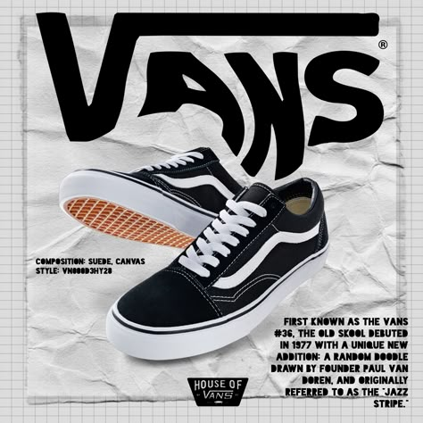 Vans Design Graphics, Vintage Vans Poster, Vans Poster Vintage, Adidas Shoes Poster, Vans Poster Design, Vans Graphic Design, Shoes Poster Design Ideas, Vans Poster, Shoe Poster Design