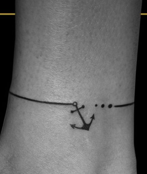 Tiny Anchor Tattoos For Women, Anchor Simple Tattoo, Small Anker Tattoo, Friend Anchor Tattoo, Anchor Tattoo On Ankle, Go Tattoo, Side Wrist Tattoos, Anker Tattoo, Anchor Tattoos